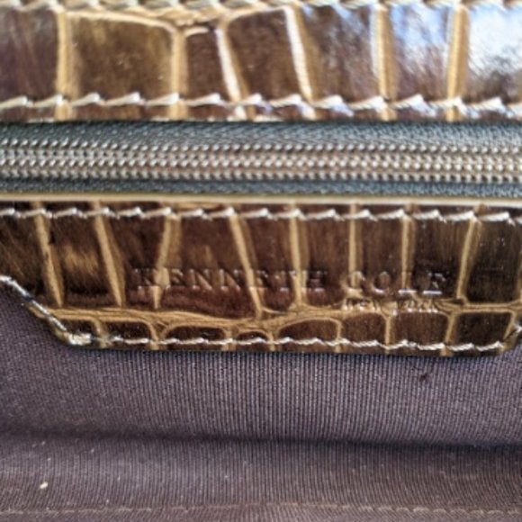 Kenneth Cole New York Modern Clutch Brown - Picture 6 of 7